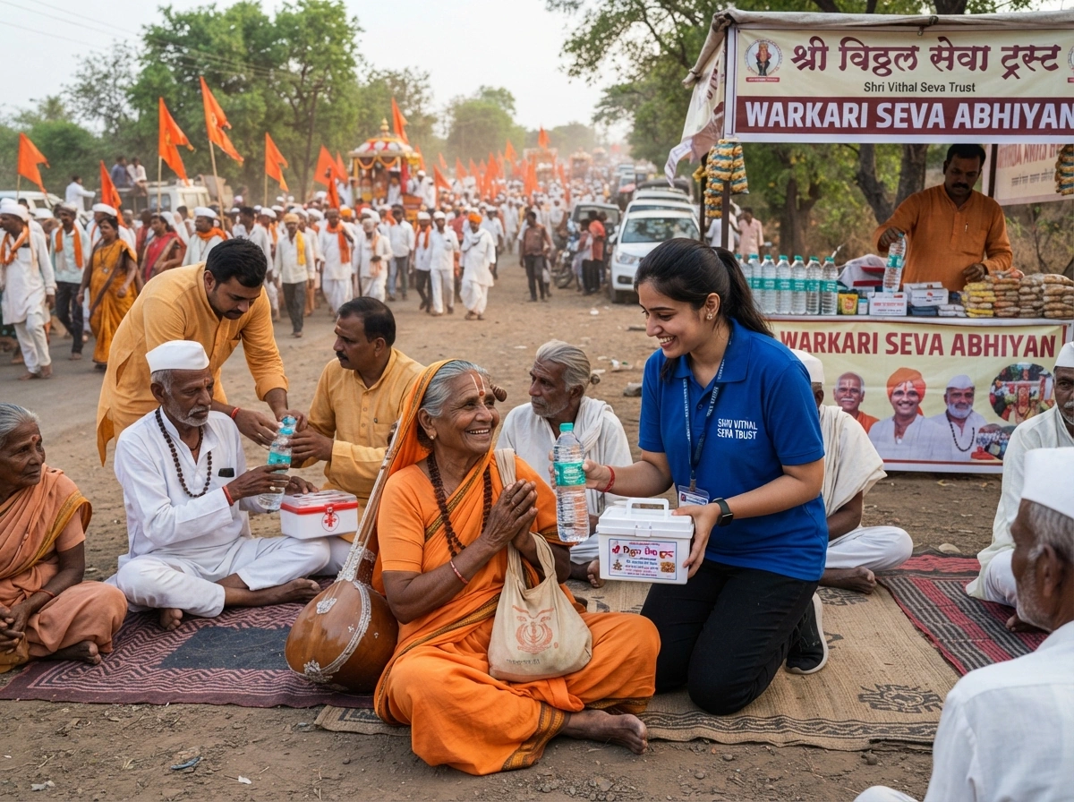 Warkari Seva Food Distribution