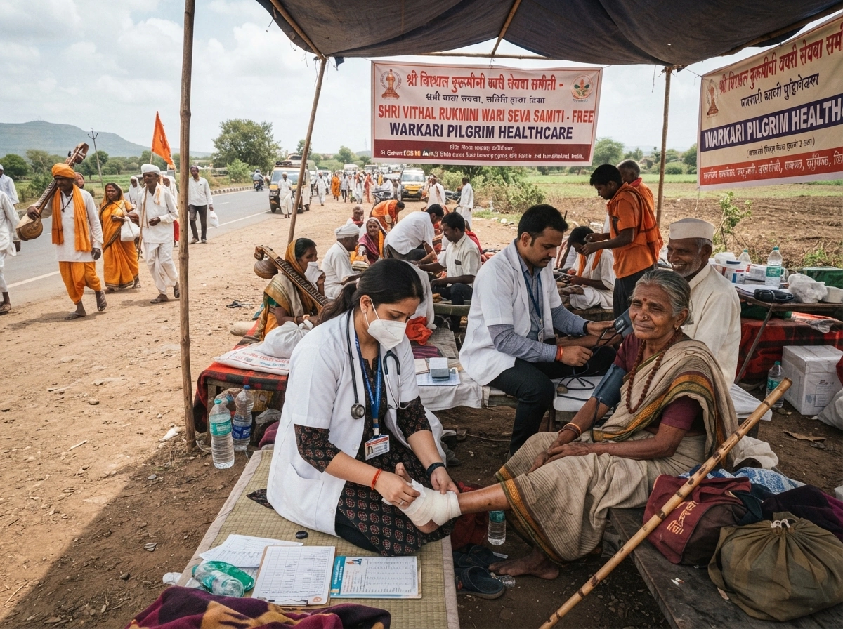 Warkari Seva Food Distribution